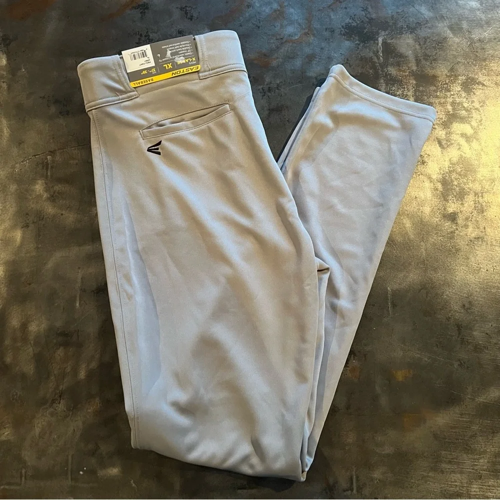 Easton gray baseball pants xl